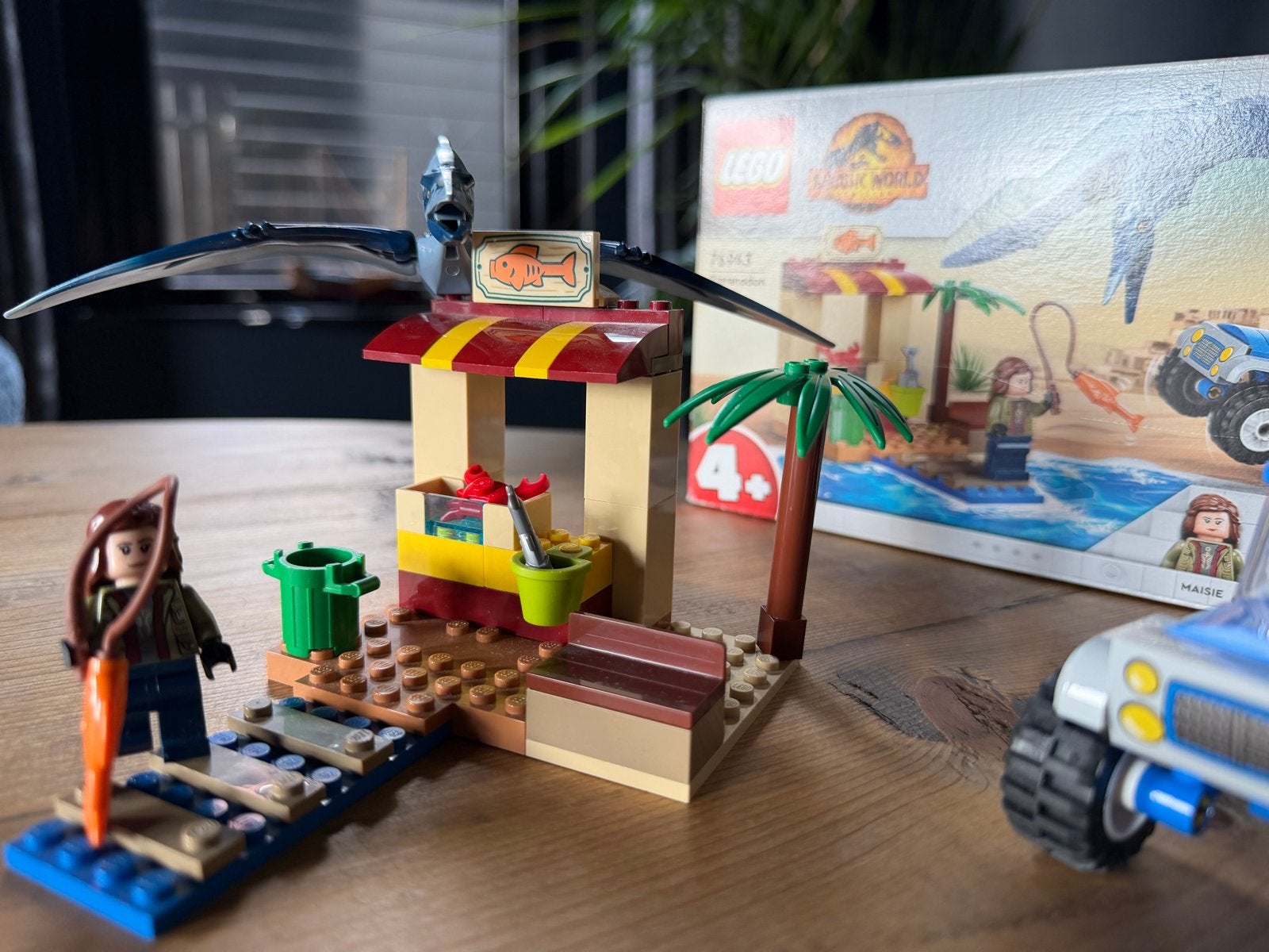 LEGO Jurassic World 76943 Pteranodon Achtervolging, Jurassic World, Lego, Ophalen of Verzenden, Zo goed als nieuw