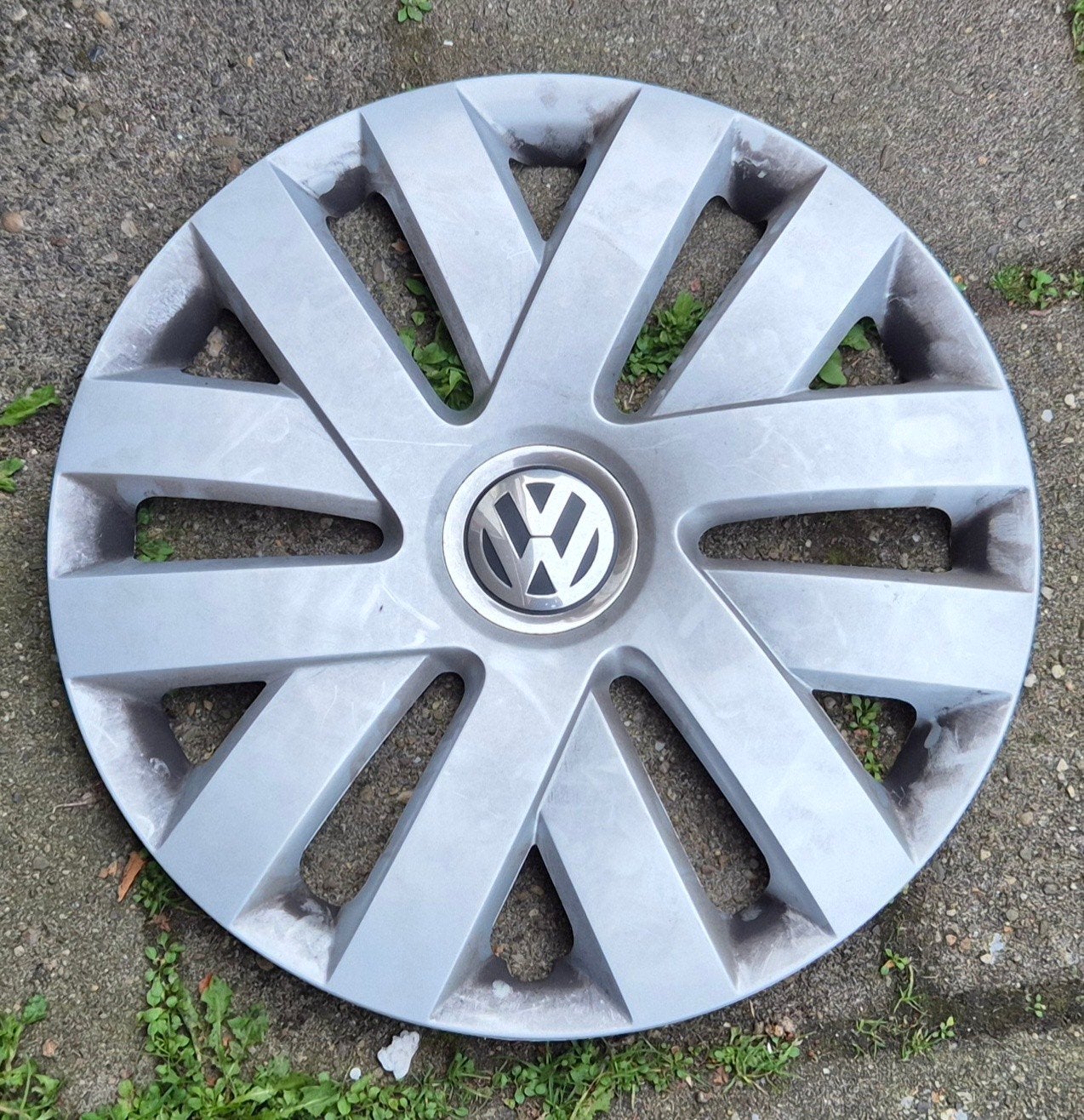 VW Polo wieldoppen (4x) 15", Ophalen, Gebruikt