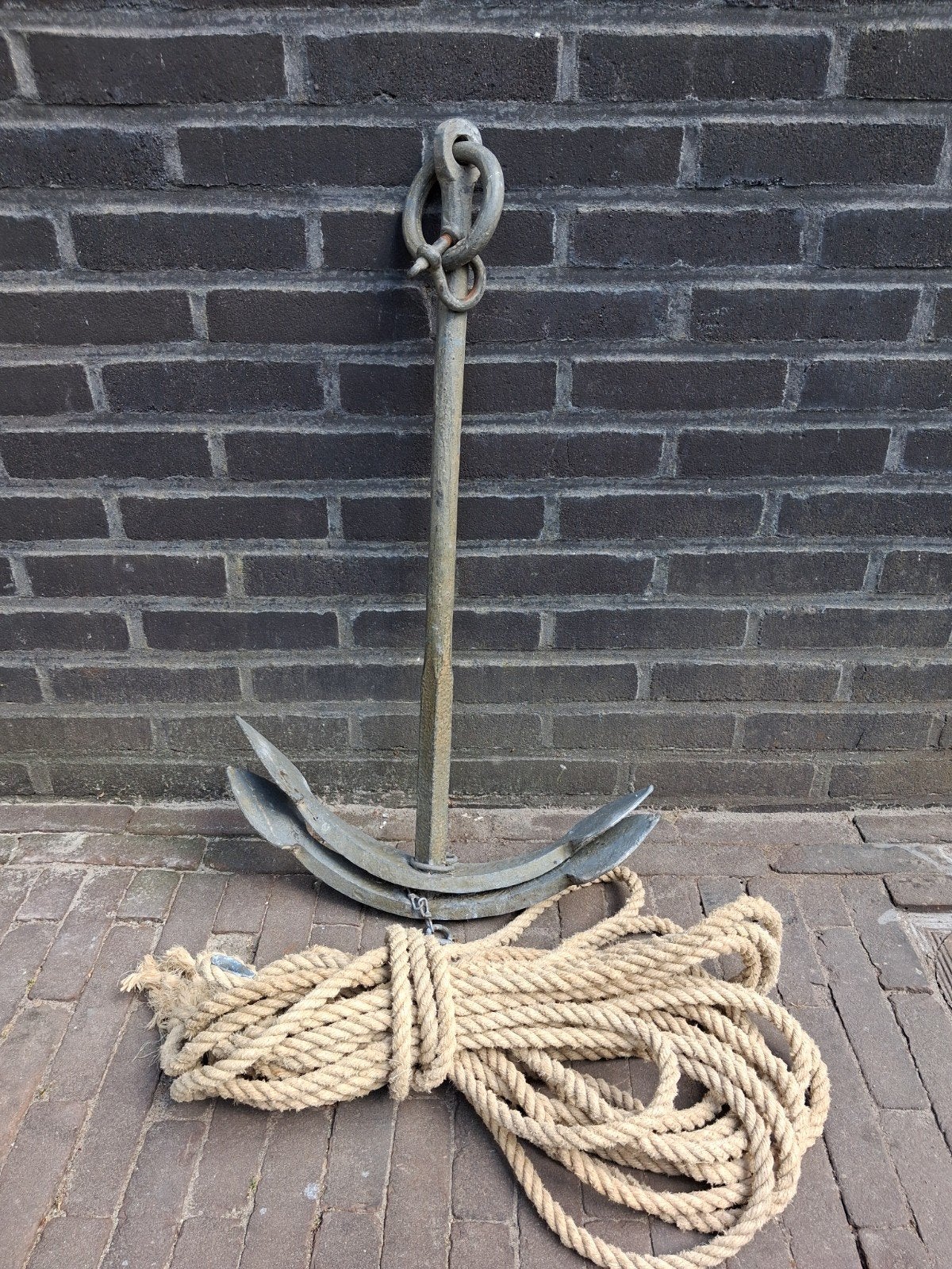 Anker met ankertouw, Ophalen of Verzenden, Gebruikt, Overige typen