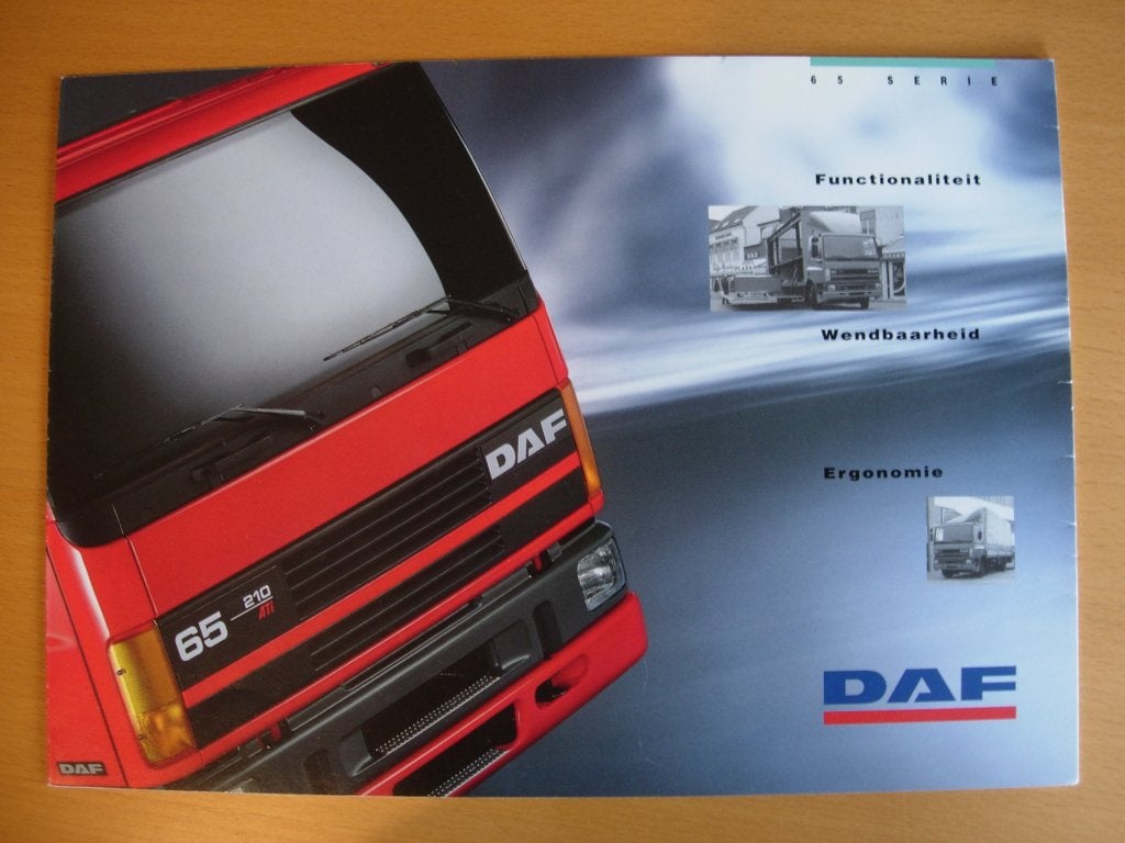 DAF 65 Brochure 1993, Ophalen of Verzenden, Zo goed als nieuw, Overige merken, DAF