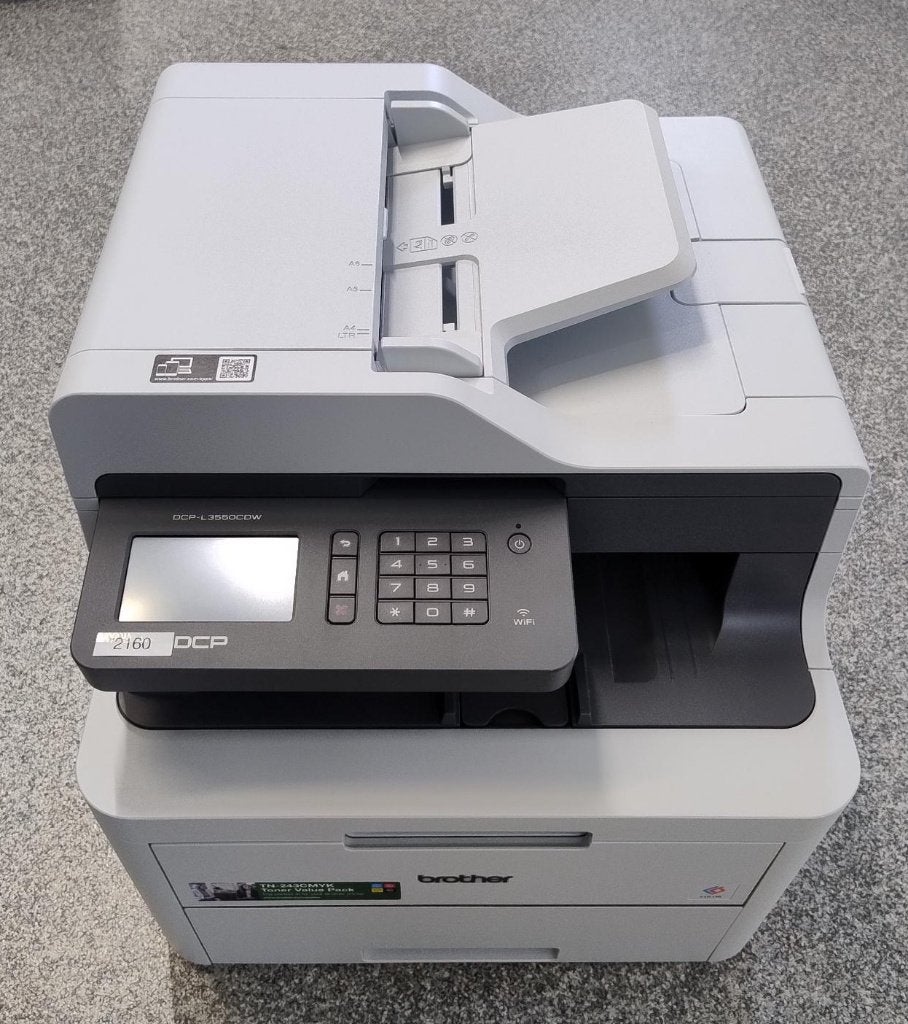Brother DCP-L3550CDW kleur/copy/scan (ZGAN, 3mnd garantie), All-in-one, Draadloos, Ophalen of Verzenden, Zo goed als nieuw