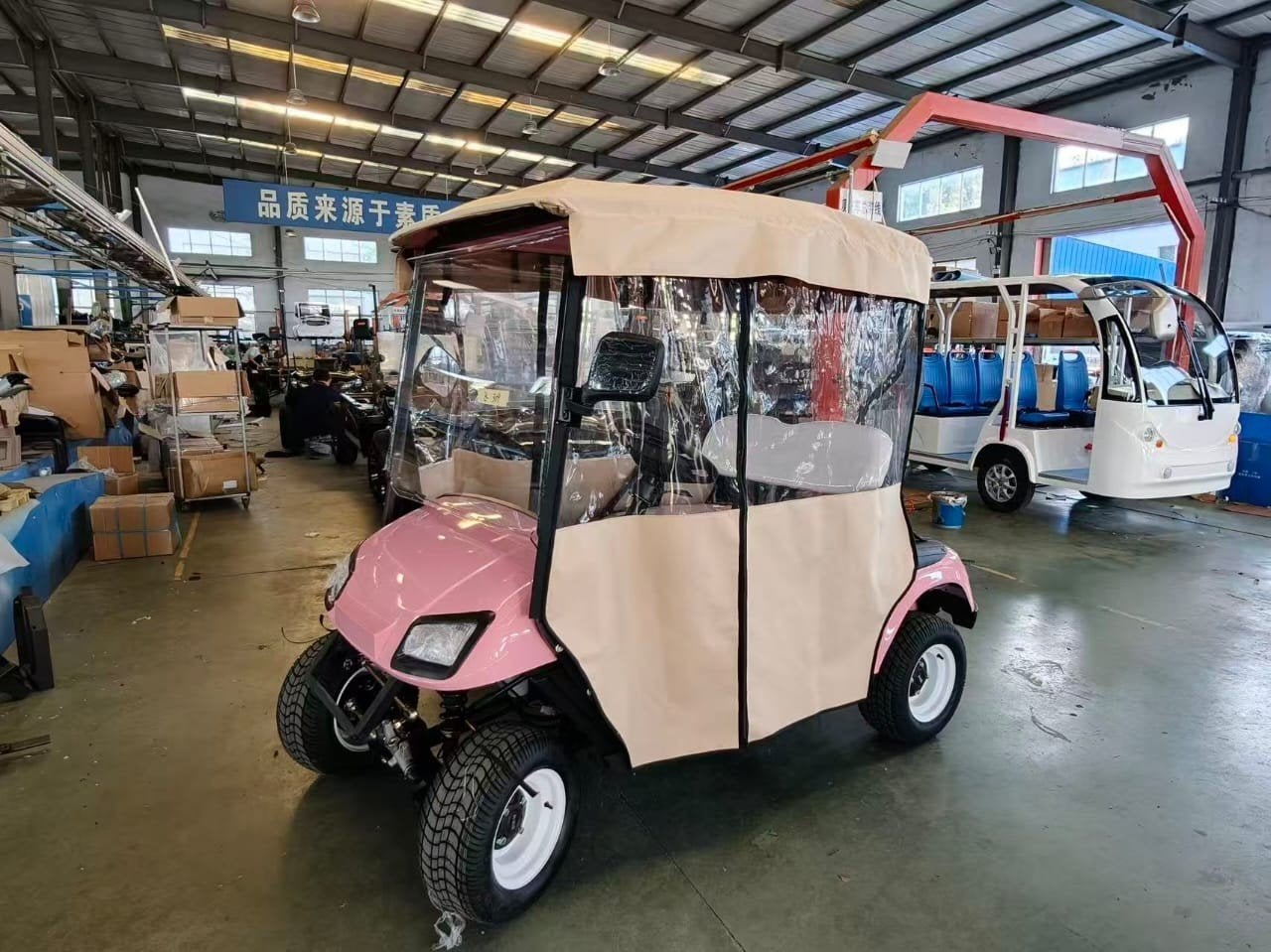 golfcar electrisch 2 pers met toelating, Ophalen, Nieuw, 46 km of meer, 16 km/u of meer