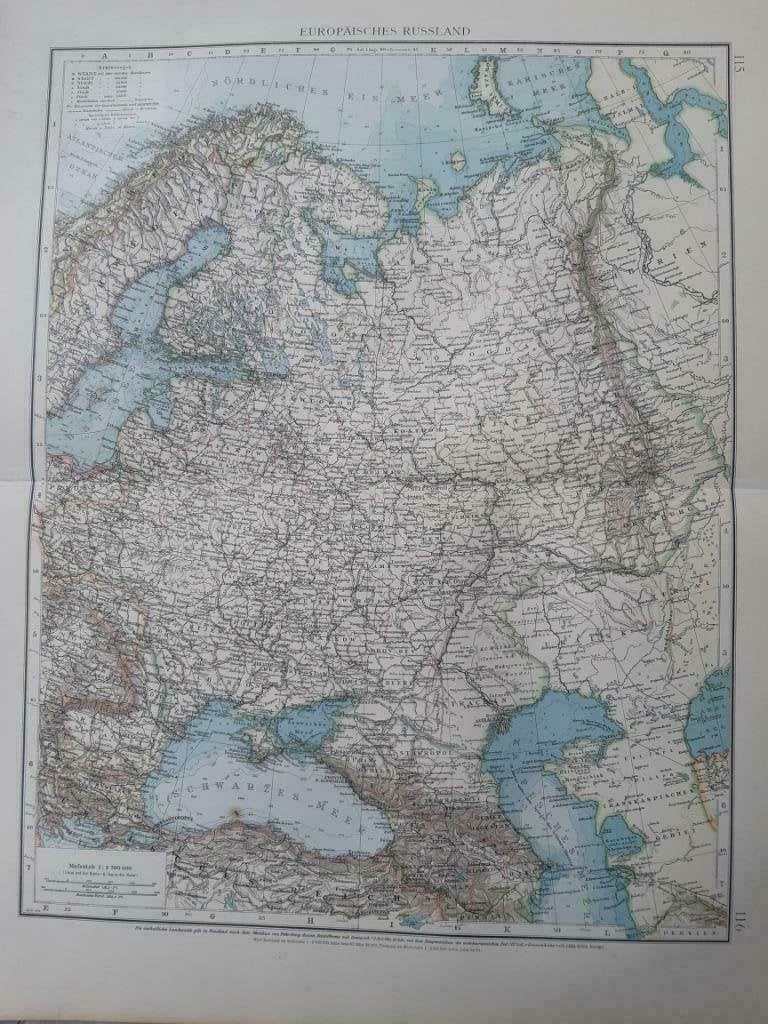 115-116 / Europees Rusland Litho uit 1899, Ophalen of Verzenden