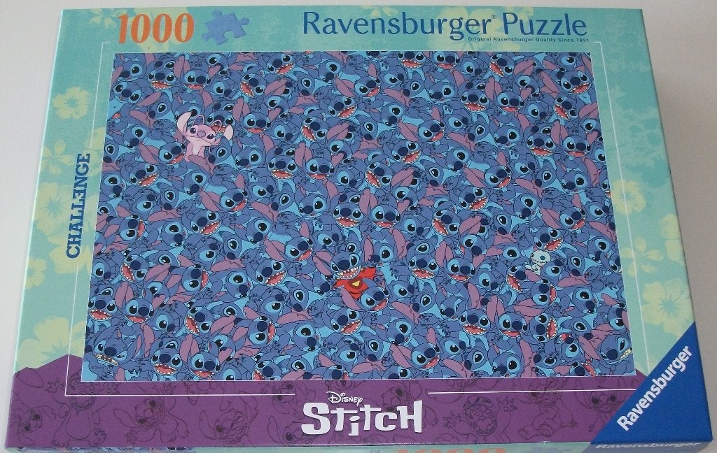 Puzzel *** STITCH CHALLENGE *** 1000 stukjes Disney *NIEUW*, Hobby en Vrije tijd, Denksport en Puzzels, Ophalen of Verzenden, 500 t/m 1500 stukjes