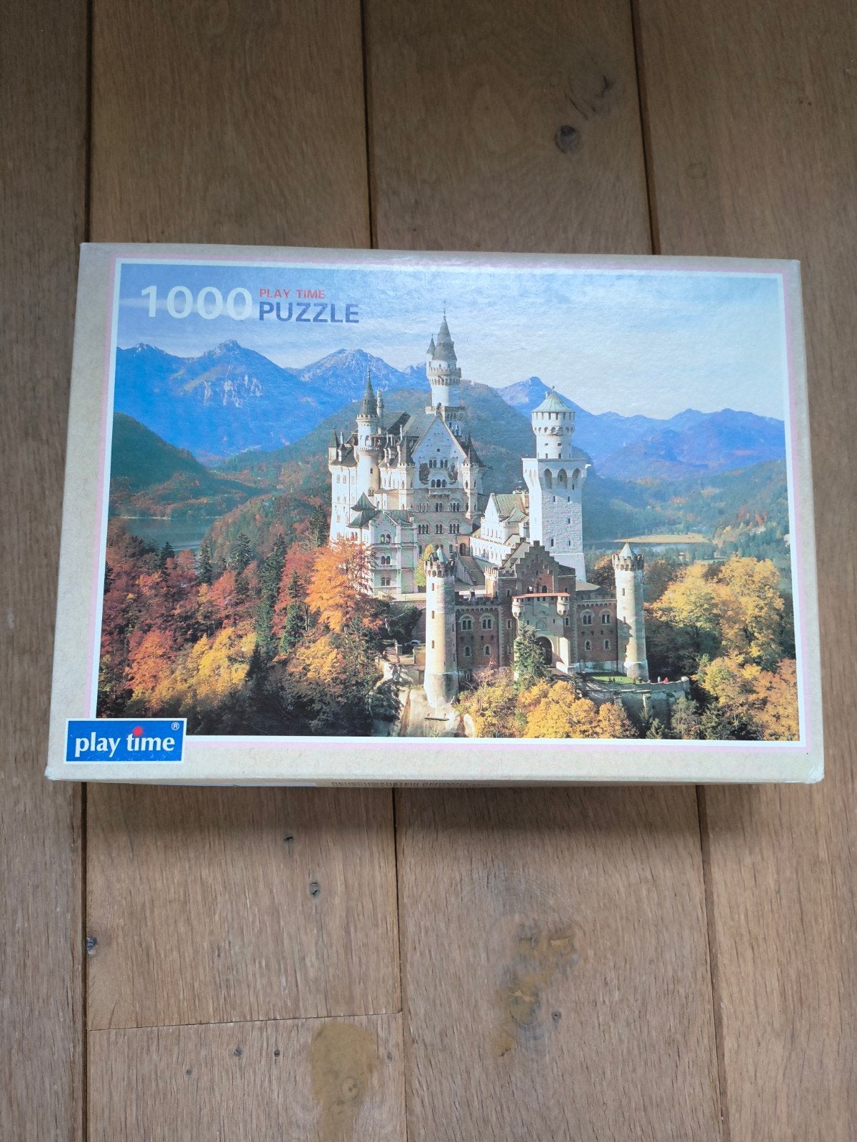 legpuzzel PLAY TIME Neuschwanstein Germany 1000 stukjes, Ophalen, 500 t/m 1500 stukjes, Zo goed als nieuw, Legpuzzel