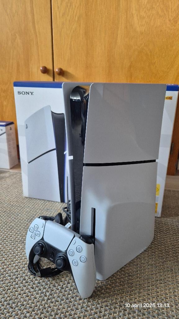 PS5 Slim Disc edition., Spelcomputers en Games, Spelcomputers | Sony PlayStation 5, Ophalen, Zo goed als nieuw, Playstation 5
