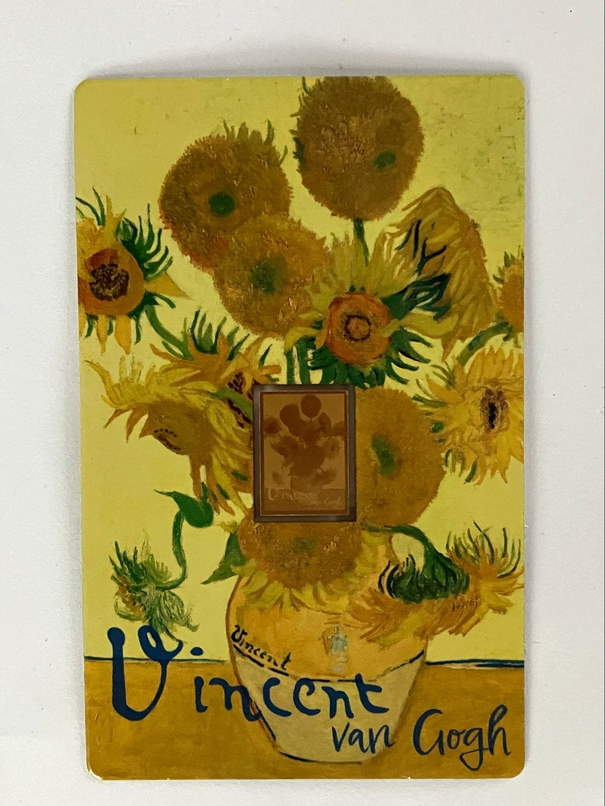 Coin Card Vincent van Gogh Zonnebloemen 1/1000 oz Goud, Verzenden, Goud