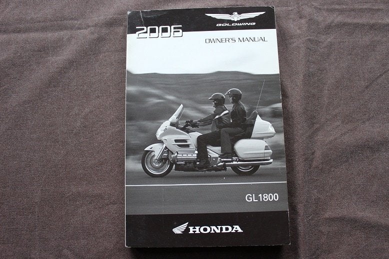 Honda GL1800 2006 motorcycle owner's manual Goldwing, Motoren, Ophalen of Verzenden, Honda