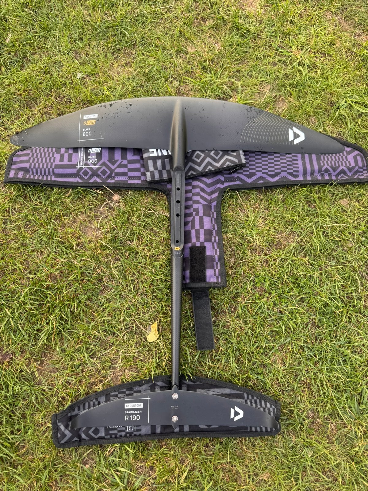Duotone Blitz 800 Dlab plane, Duotone, Gebruikt, Wingsurf-hydrofoil, Ophalen of Verzenden