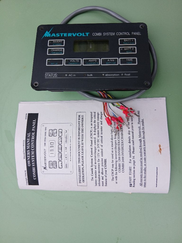 Mastervolt Combi System Control Panel, Watersport en Boten, Ophalen of Verzenden, Gebruikt, Overige typen