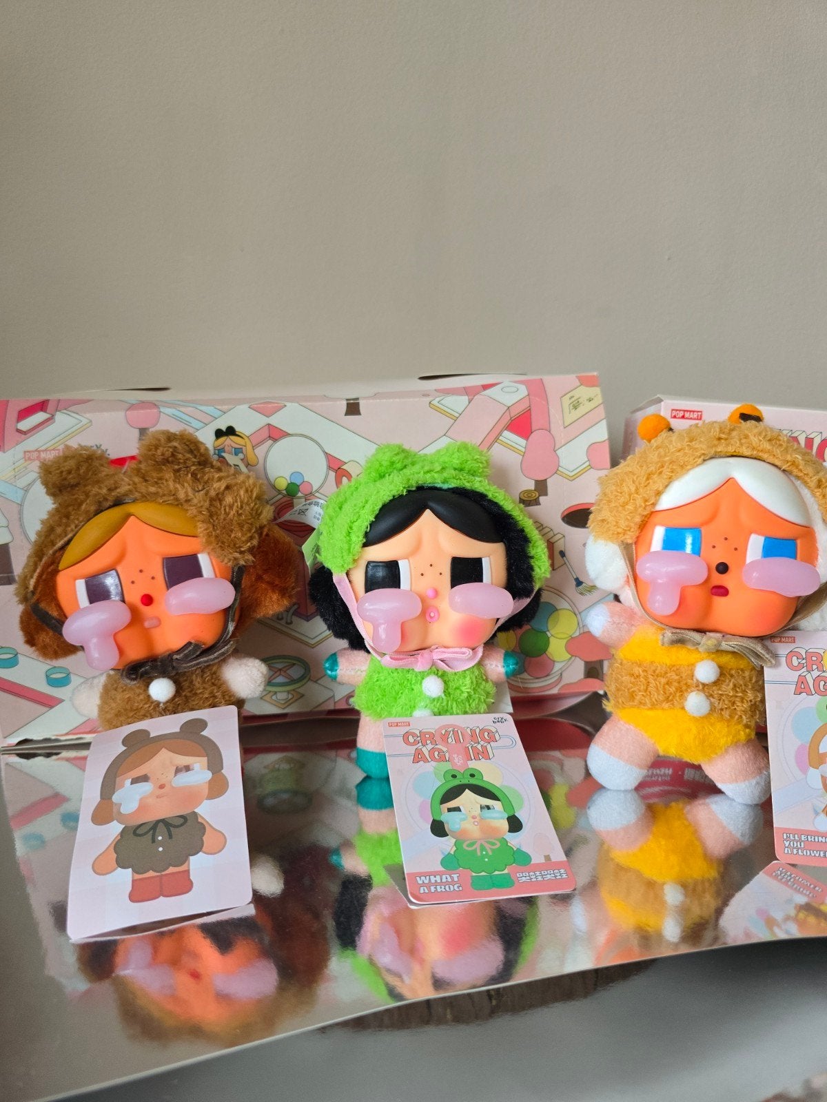 Crybaby Again Pop Mart - 3 Stuks Nieuw in Doos met Kaartjes, Ophalen of Verzenden, Nieuw