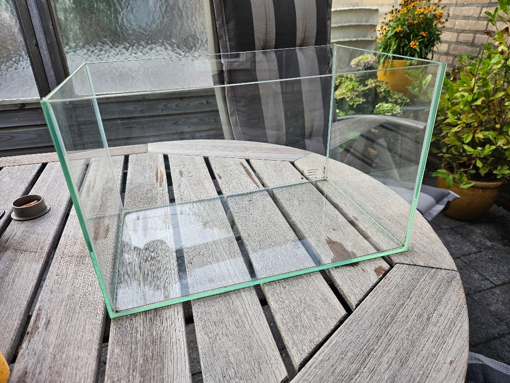 Aquarium 40x25x25 glas, Ophalen, Zo goed als nieuw, Leeg aquarium, Overige merken