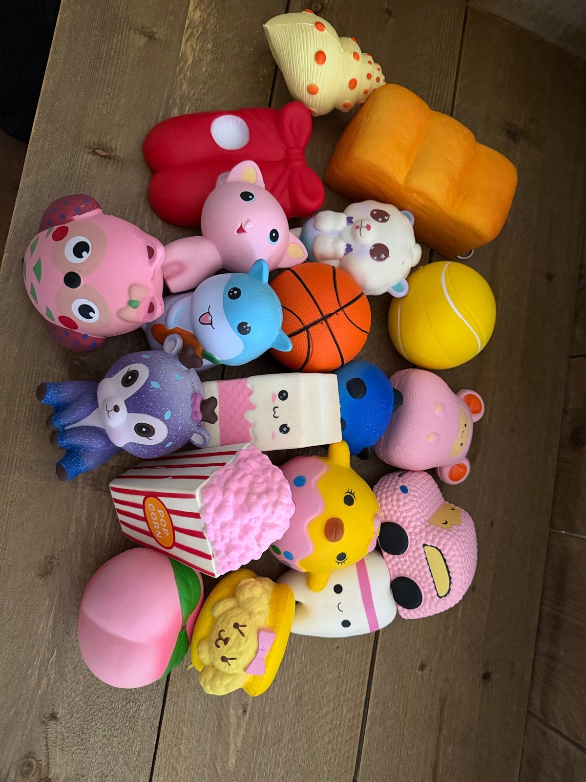 Grote collectie Squishies - Diverse vormen en maten, Ophalen of Verzenden, Gebruikt, Jongen of Meisje