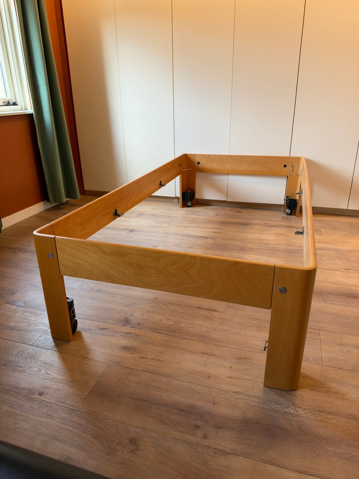 Auping Auronde eenpersoonsbed 90/200- 48 cm hoog, Ophalen, Verstelbaar, 90 cm, Eenpersoons