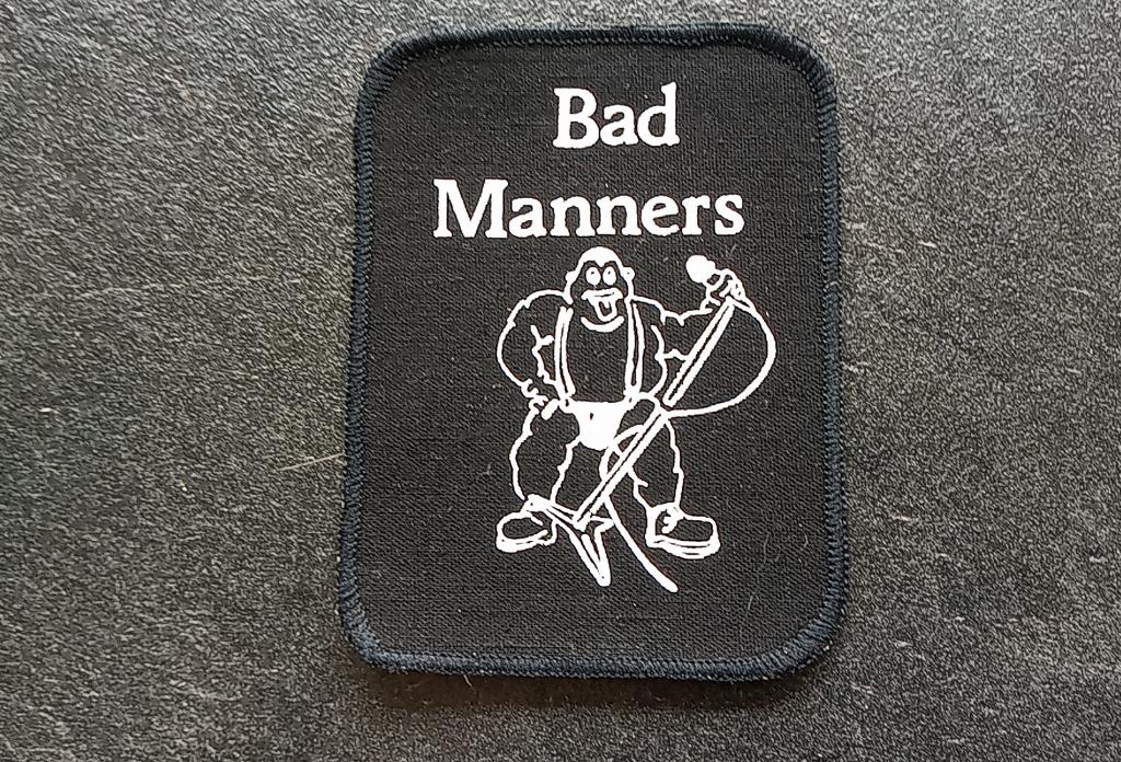 Bad Manners  vrij zeldzame vintage 80's patch b11 ska, Verzenden, Nieuw, Kleding