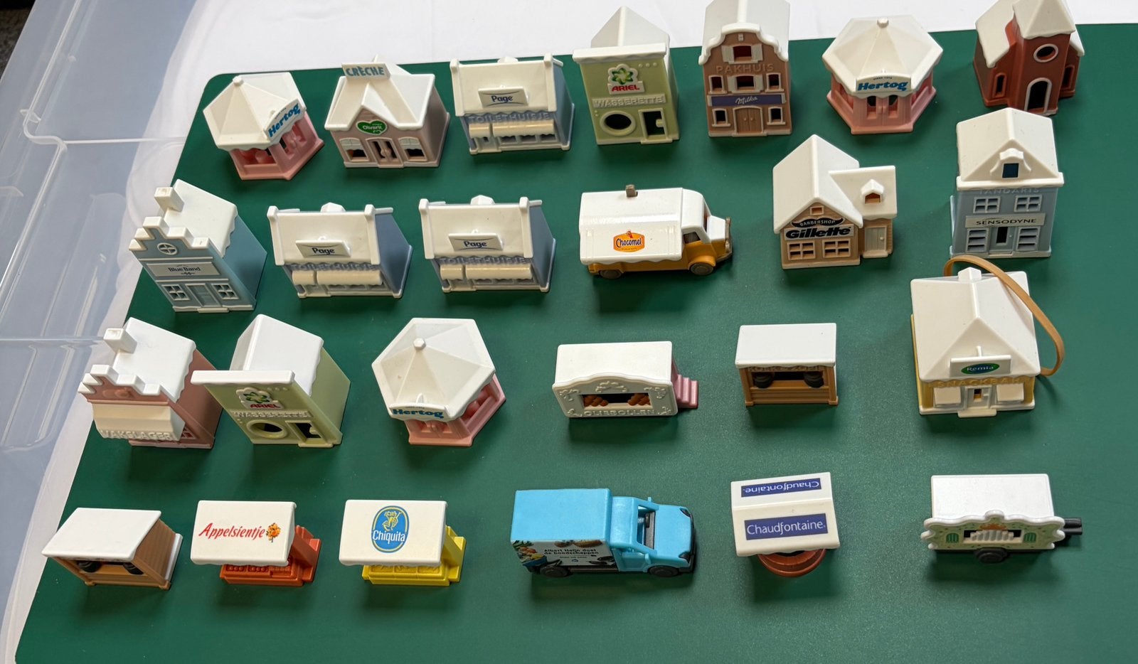Reclame huisjes (plastic) 25 stuks, Ophalen of Verzenden, Zo goed als nieuw, Overige typen