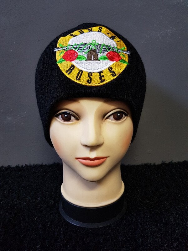 Dikke mutsen, Guns 'N roses, muts, zwart, rock, band, Ophalen of Verzenden, Nieuw, Overige maten, Muts
