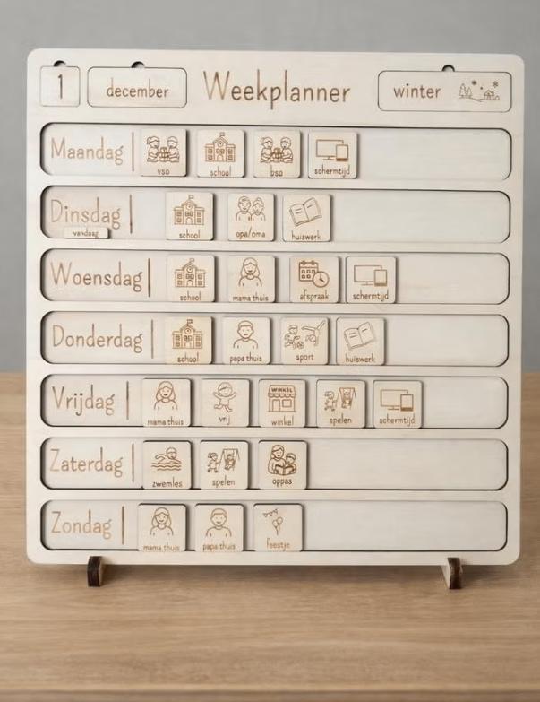 Weekplanner | kinderplanner | weekplanning, Ophalen of Verzenden, Nieuw