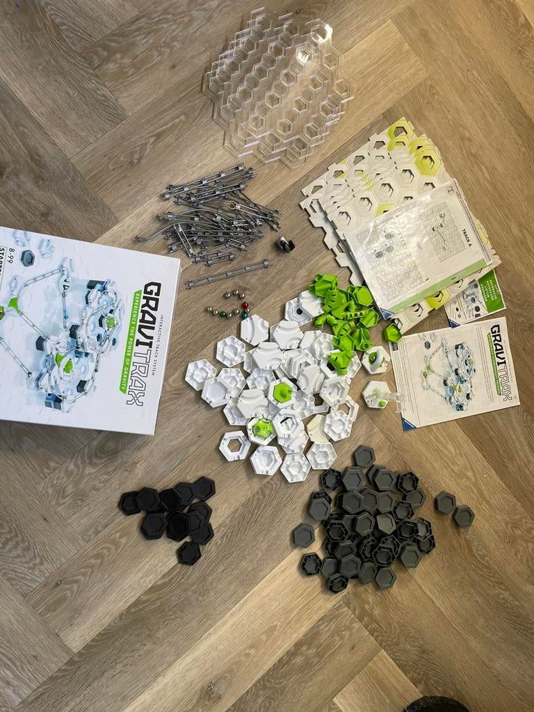 GraviTrax starter set + lift en tunnel uitbreidingen., Ophalen of Verzenden, Zo goed als nieuw, Cricut