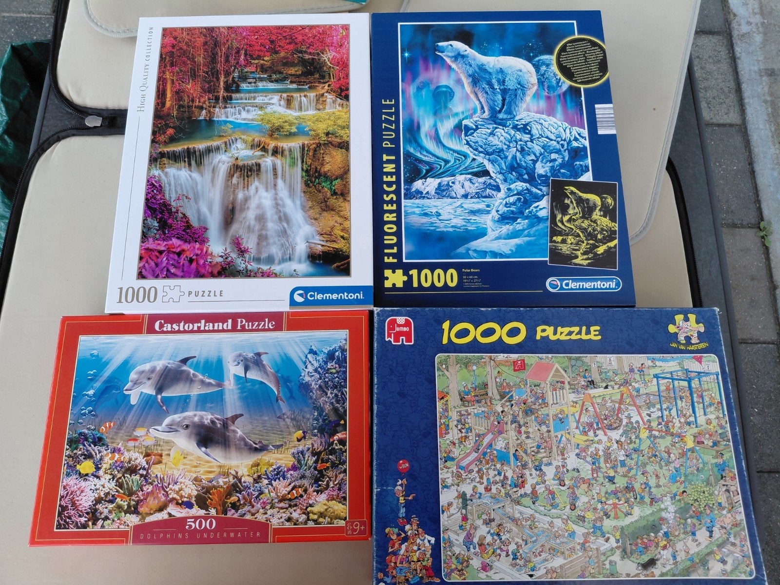 Diverse mooie puzzels, Hobby en Vrije tijd, Denksport en Puzzels, Ophalen of Verzenden, 500 t/m 1500 stukjes, Zo goed als nieuw