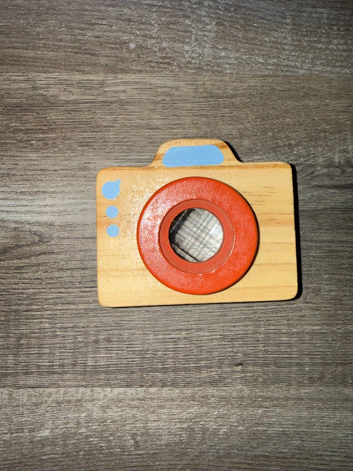 Houten speelgoed camera, Ophalen of Verzenden, Zo goed als nieuw, Overige typen