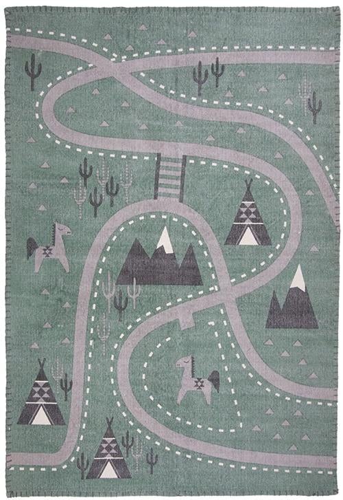 Kindervloerkleed Kleed Indianen Tipi Nattiot, Nattiot, Nieuw, Ophalen of Verzenden, Contact@nattiot.fr