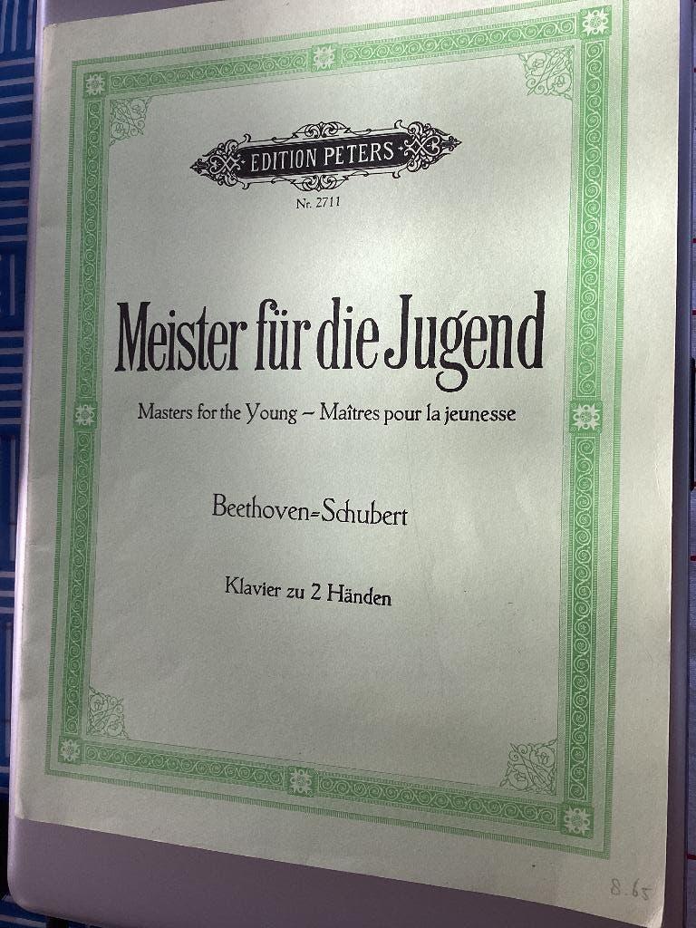 Bladmuziek Beethoven/Schubert Klavier Meister für die Jugend, Muziek en Instrumenten, Bladmuziek, Gebruikt, Klassiek, Ophalen of Verzenden