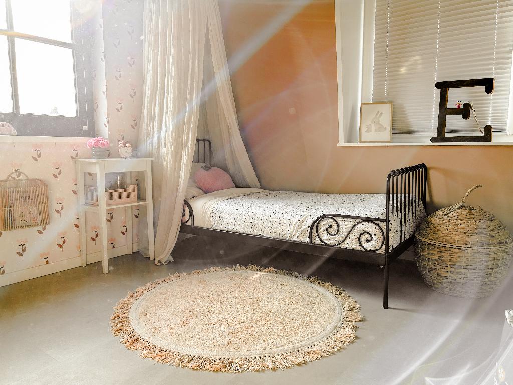 Lief stalen IKEA meegroeibed, Kinderen en Baby's, Kinderkamer | Bedden, Ophalen, 70 tot 85 cm, Zo goed als nieuw, Lattenbodem