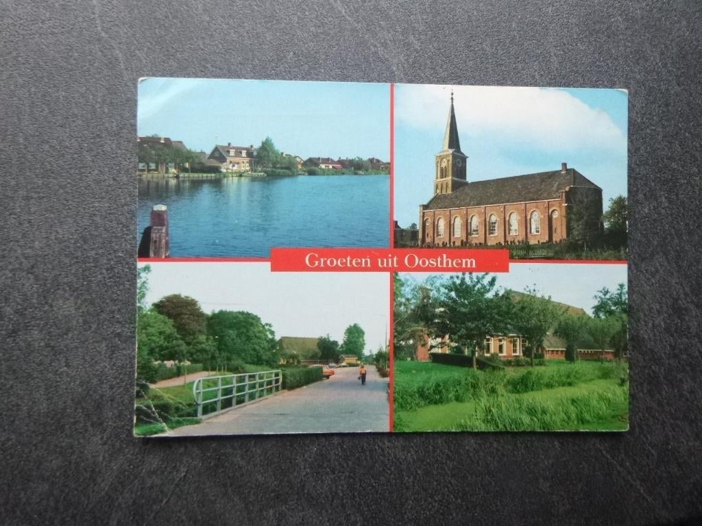 Oosthem, kerk 1986, Verzenden, 1980 tot heden, Gelopen, Noord-Brabant