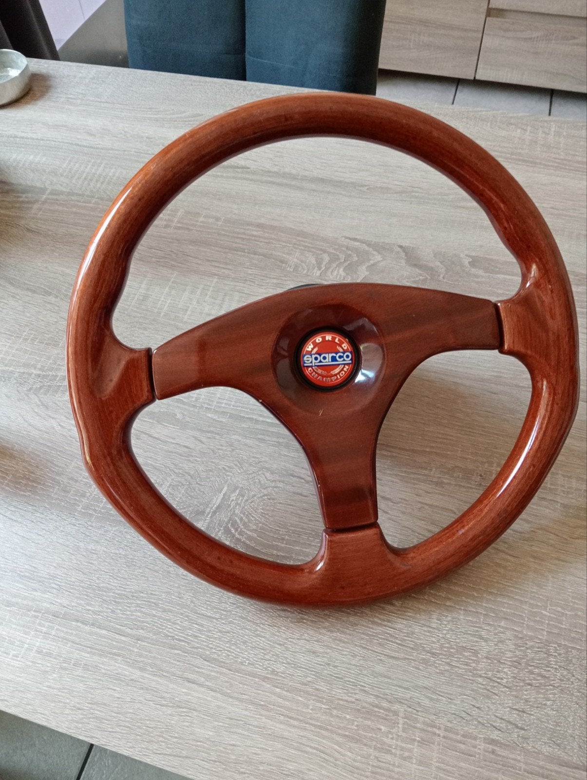 Zeer mooie houten sport stuur pas op meerderen auto 's, Auto-onderdelen, Besturing, Ophalen, Nieuw