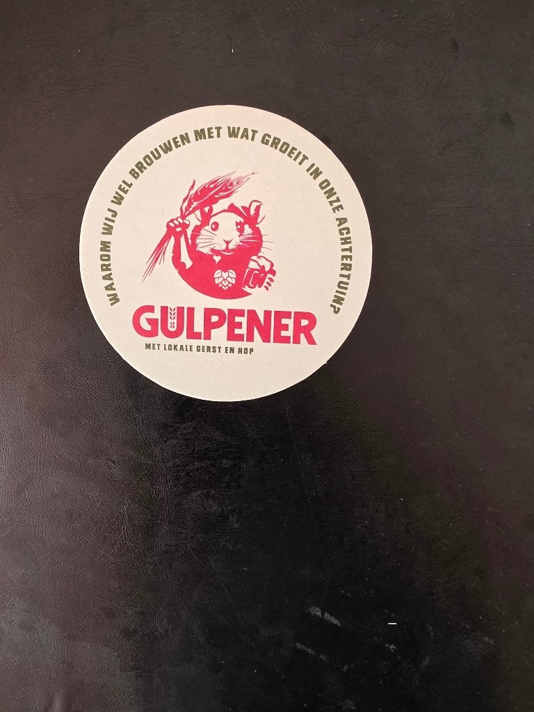 Bierviltje Heb je even, Ophalen of Verzenden, Zo goed als nieuw, Viltje(s), Gulpener
