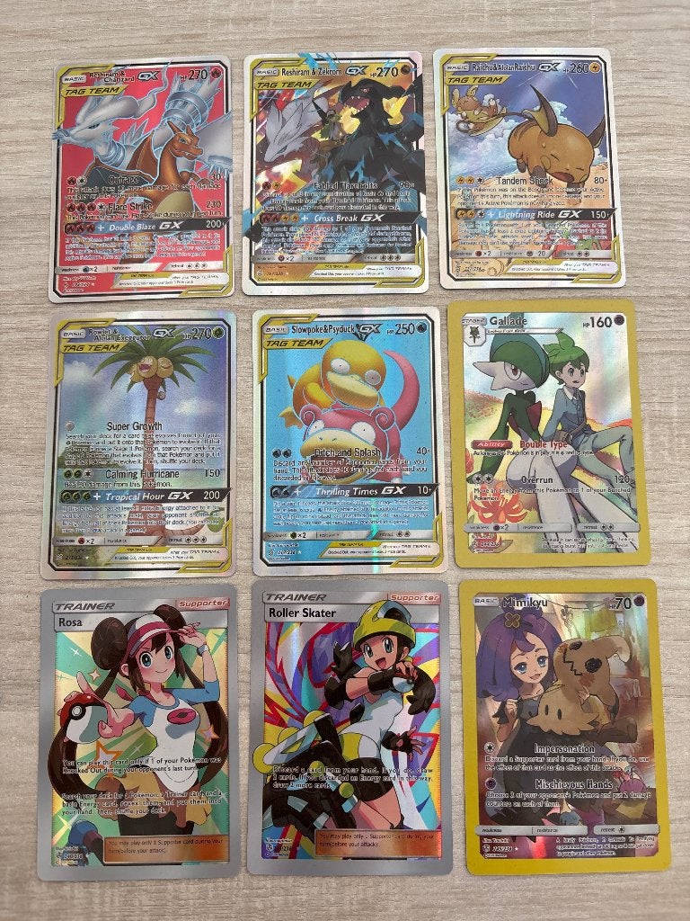 Pokemonkaarten Tag Team en GX, Ophalen of Verzenden, Nieuw, Meerdere kaarten, Foil