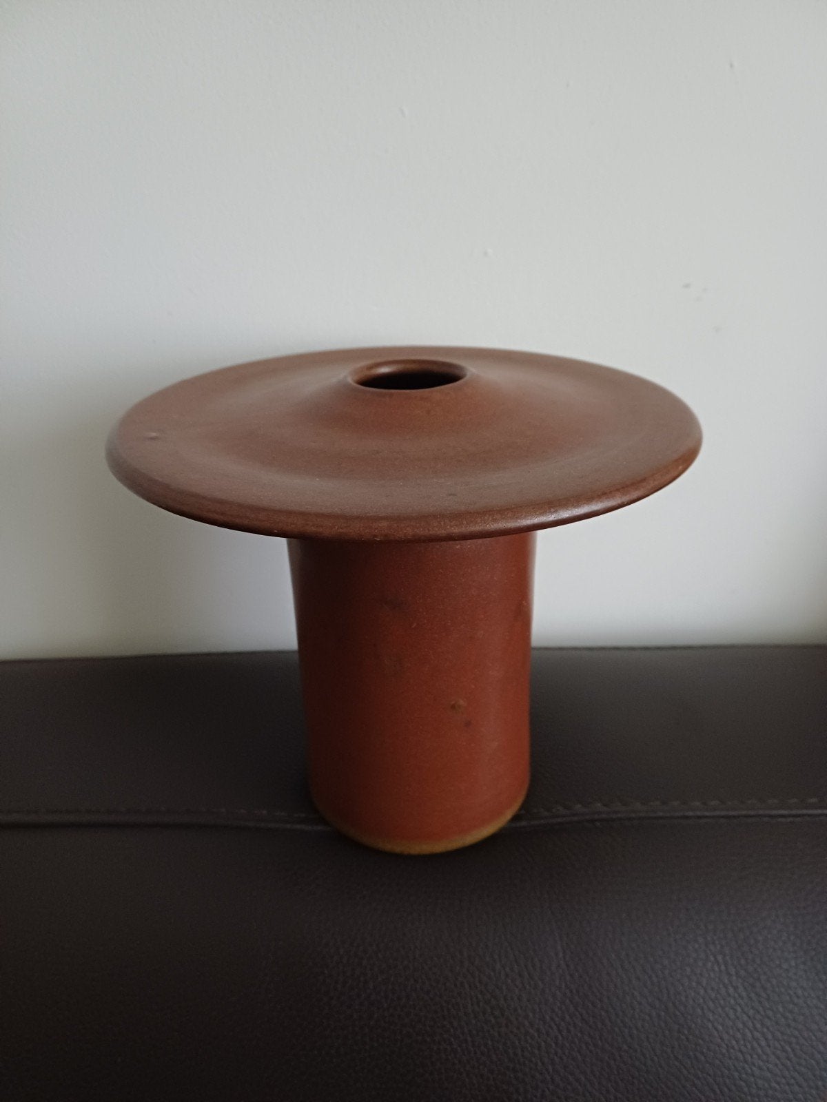 Stougaard Deens vintage keramiek vaas, rood glazuur, Antiek en Kunst, Ophalen of Verzenden