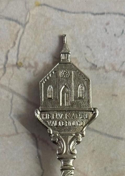 Verzilverd Lepeltje Valthermond Herv. Kapel., Verzamelen, Ophalen of Verzenden, Zo goed als nieuw