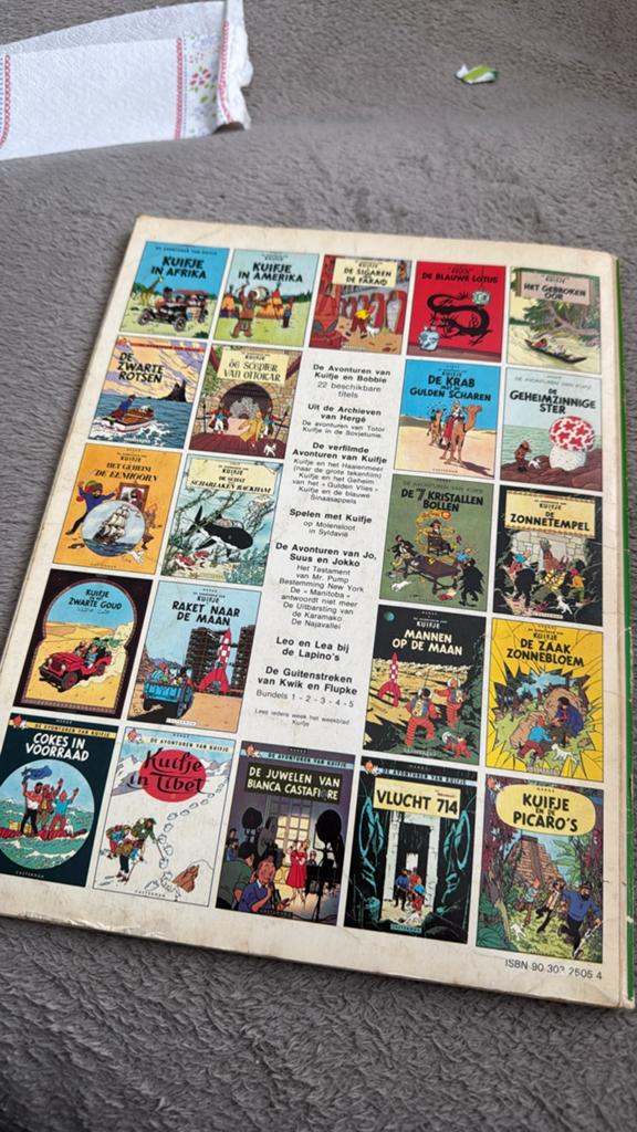 Kuifje: Mannen op de Maan - Klassiek stripboek, Boeken, Eén stripboek, Ophalen of Verzenden, Gelezen