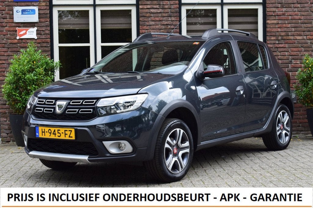 Dacia Sandero Stepway 0.9 TCe Tech Road Trekhaak | Camera |, Voorwielaandrijving, 898 cc, Stof, Met garantie (alle)