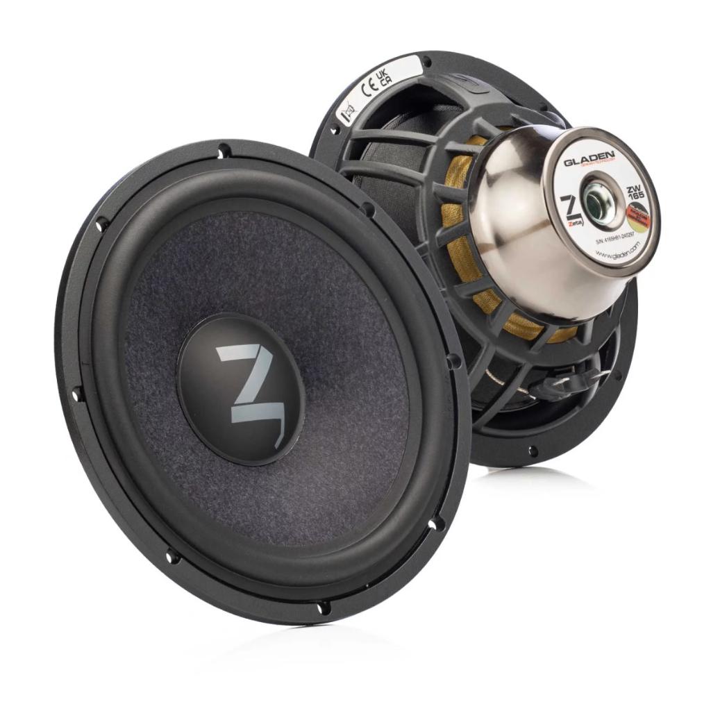 Gladen ZETA 165 - High End midwoofer 165mm 3 Ohm Neodymium, Verzenden, Nieuw, Gladen