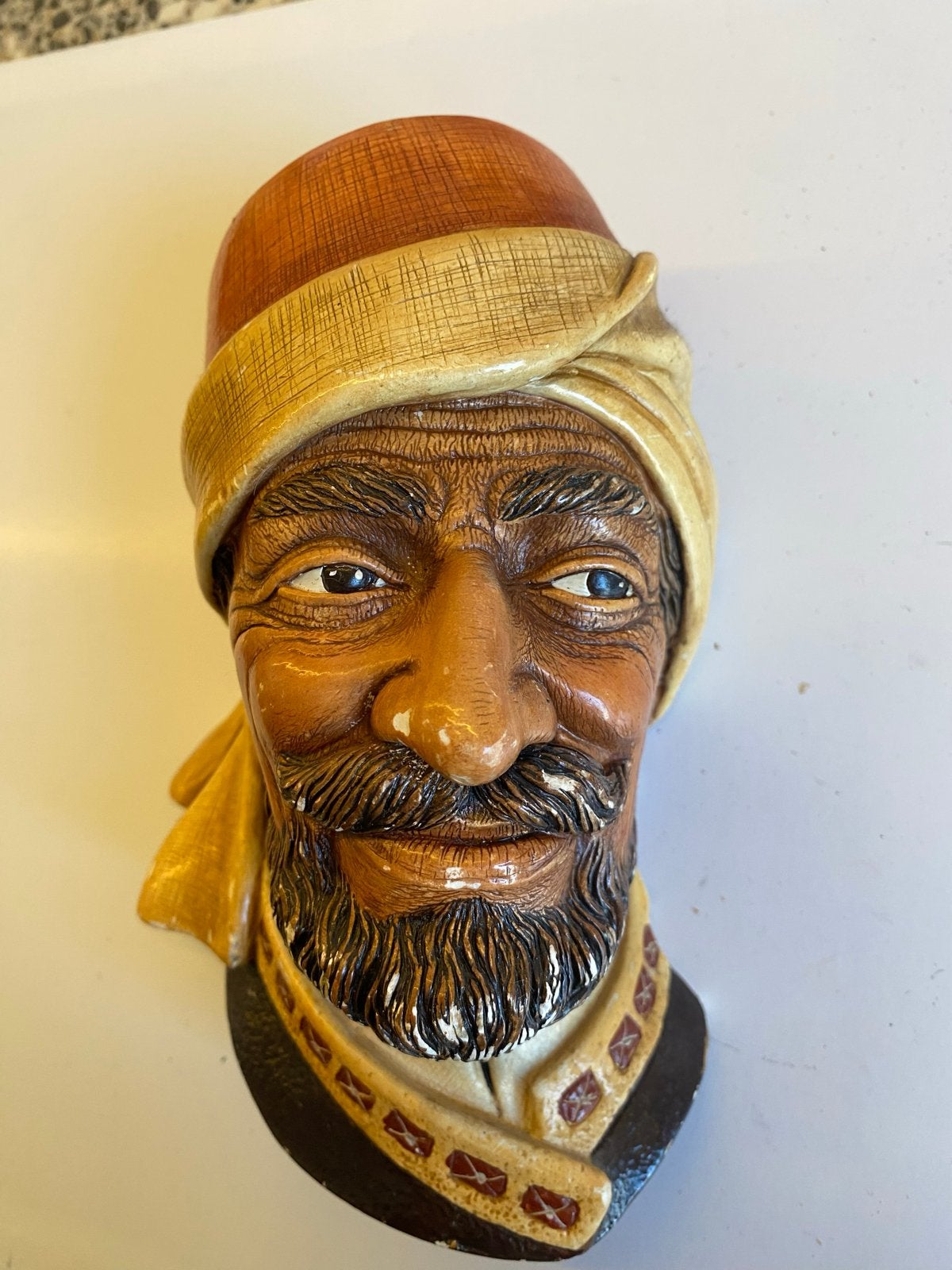 Calabim No. 121 Wanddecoratie - Hoofd van een man, Ophalen of Verzenden, Gebruikt, Mens