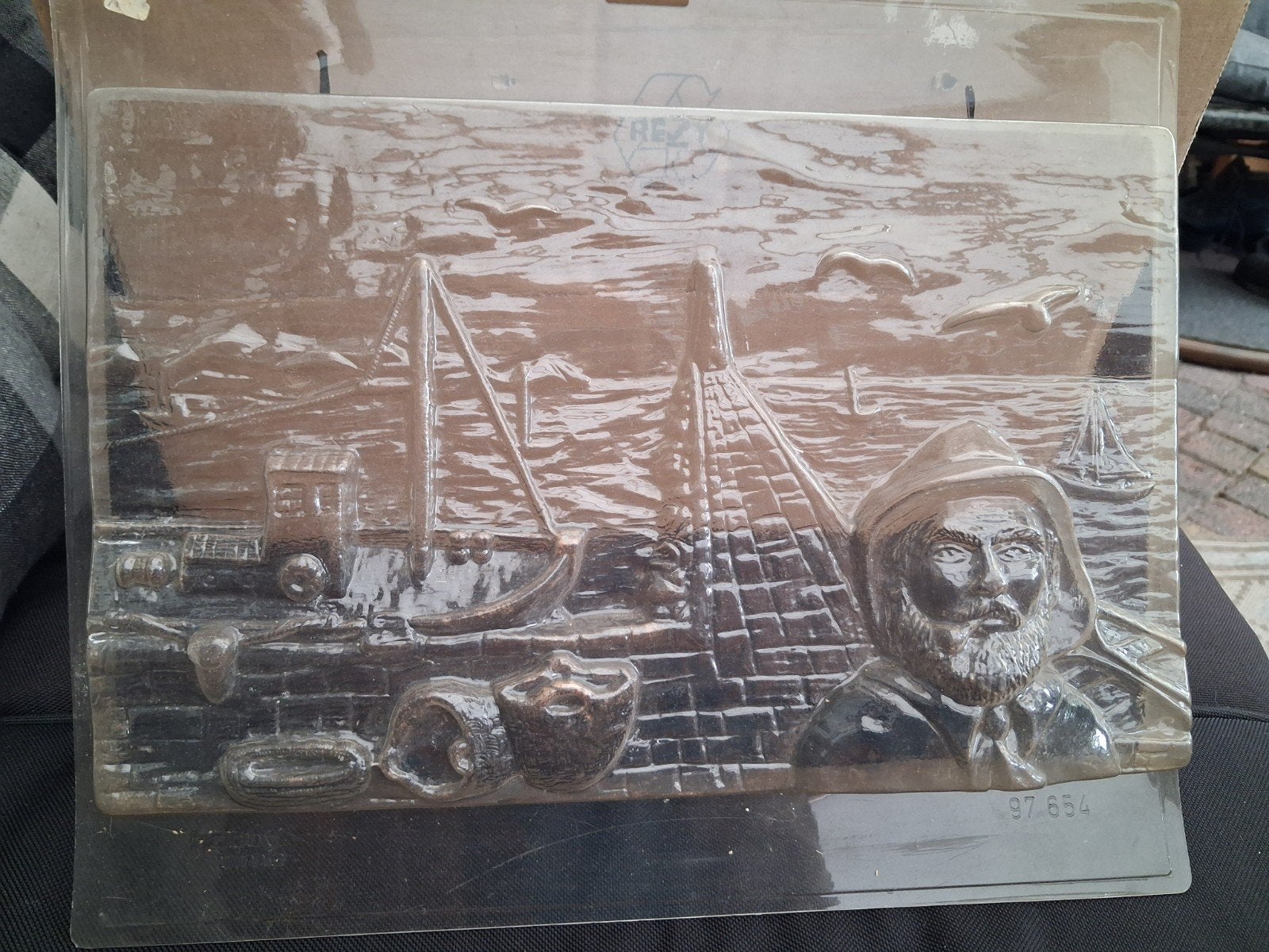gips mal vorm (zee thema), Ophalen of Verzenden, Gebruikt, Kunststof, Zee en Strand