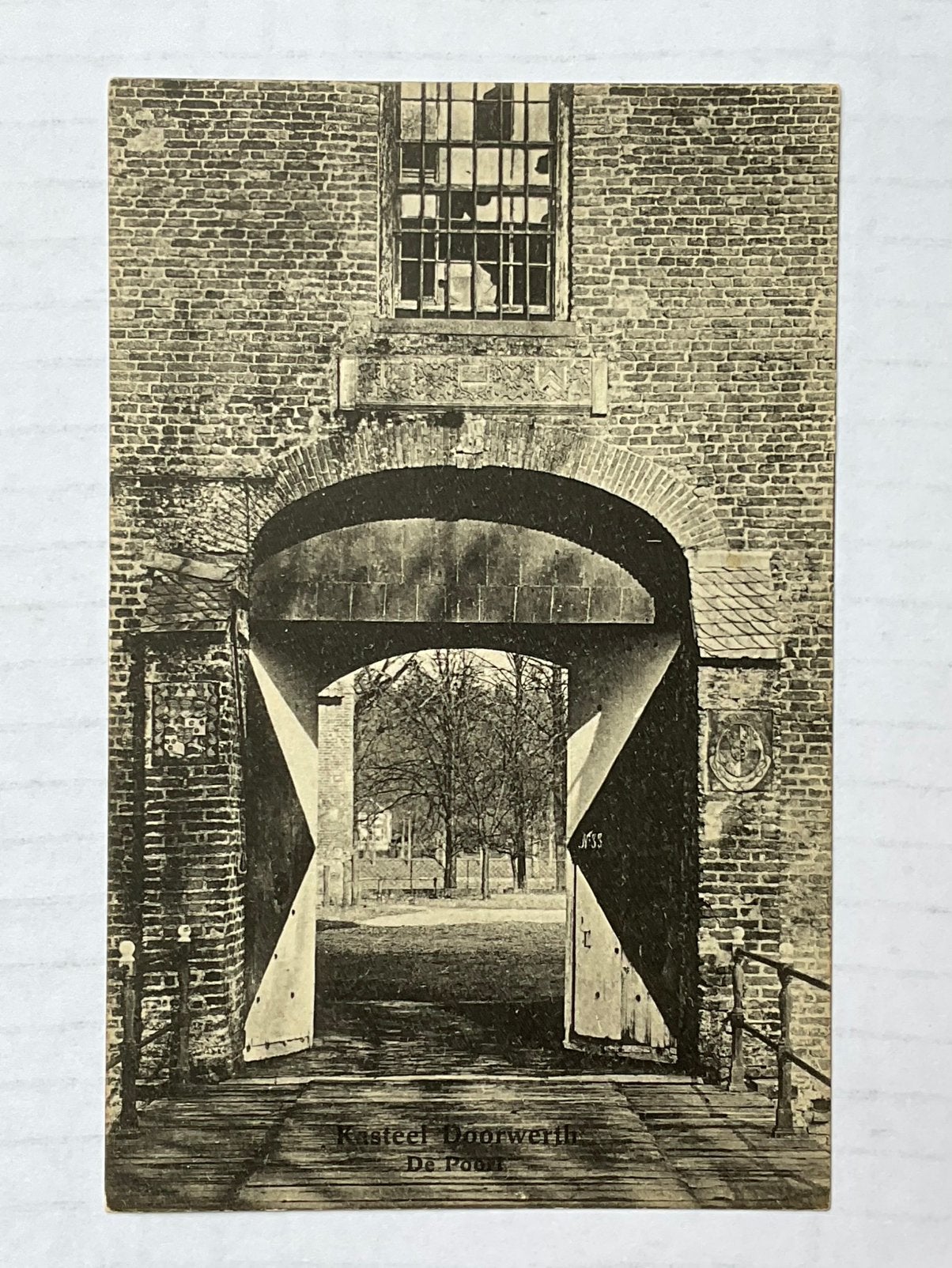 Renkum,kasteel doorwerth, Verzamelen, Ansichtkaarten | Nederland, Ophalen of Verzenden, Voor 1920, Gelderland