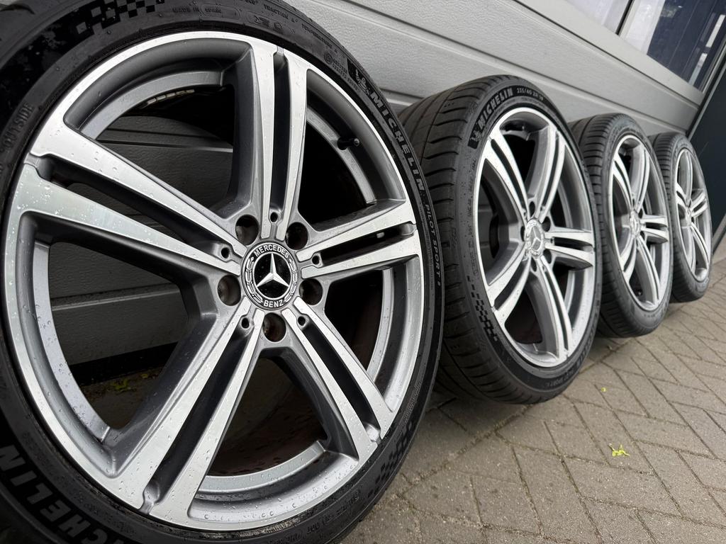18” Mercedes SLK CLK C E klasse W203 W211 velgen zomerbanden, Auto-onderdelen, Banden en Velgen, 18 inch, Gebruikt, -, -