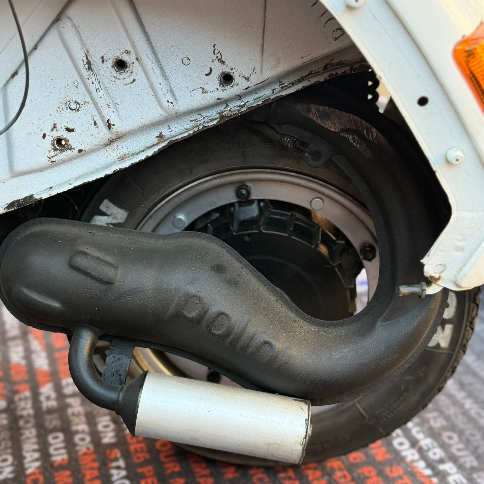 Vespa Pk Polini Banana uitlaat, Ophalen of Verzenden, Gebruikt, Uitlaat, Overige merken