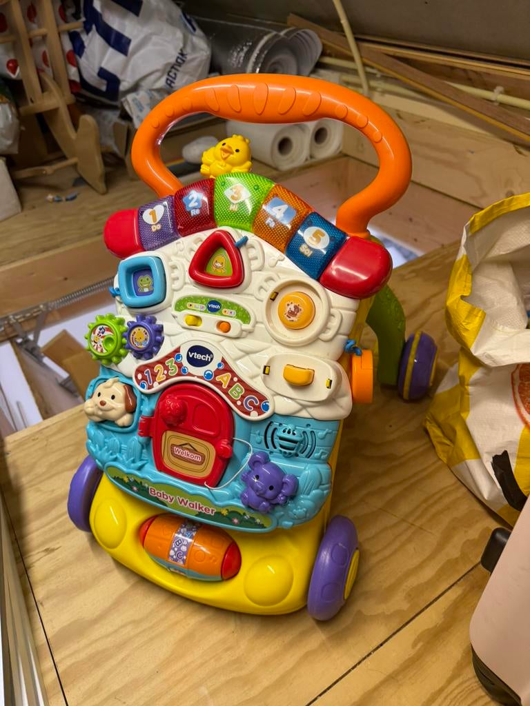 Goedwerkende loopkar, Kinderen en Baby's, Speelgoed | Vtech, Ophalen, Zo goed als nieuw, 6 maanden tot 2 jaar