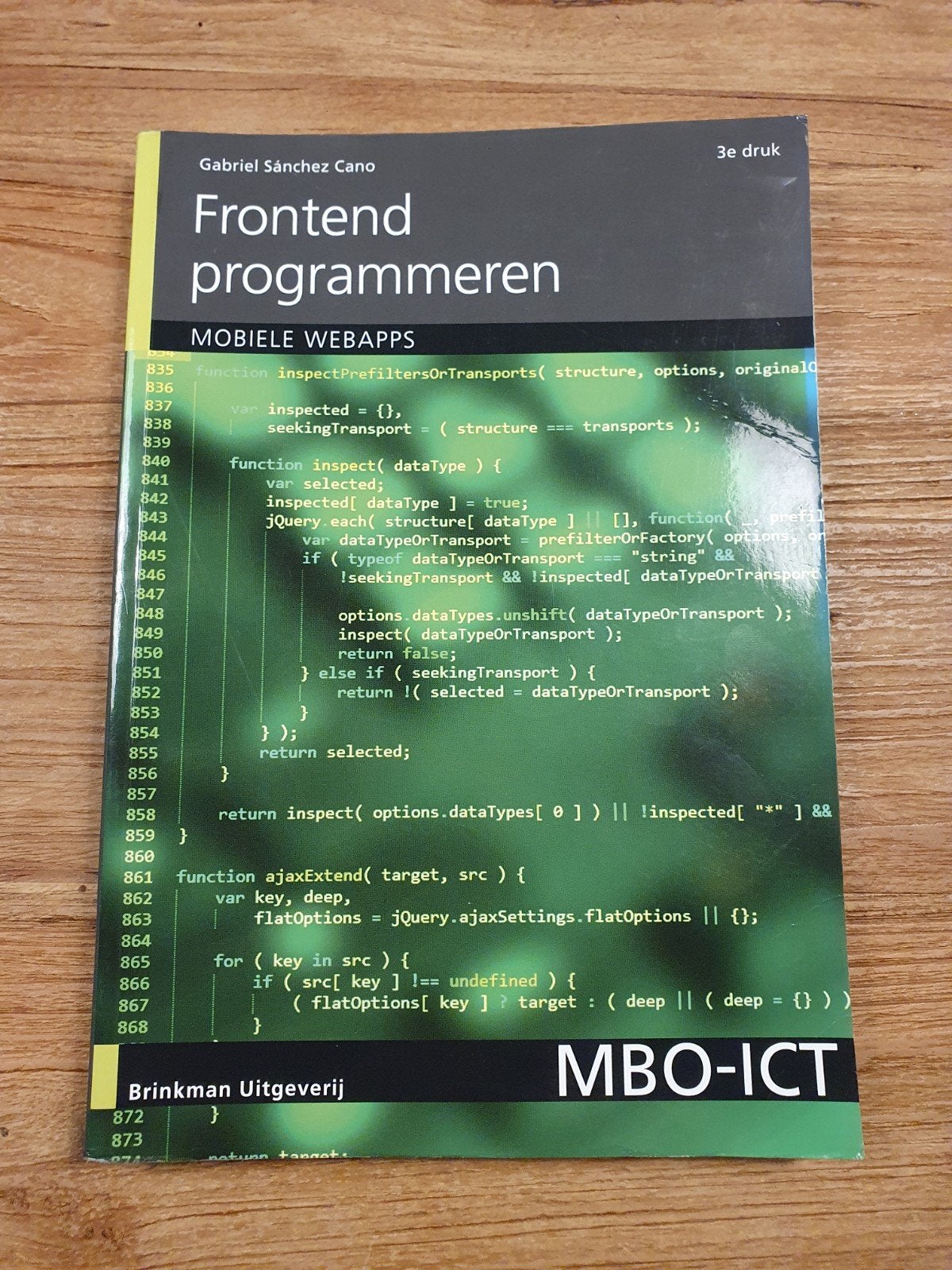 Frontend programmeren - Mobiele Webapps (3e druk), Boeken, Ophalen of Verzenden, Zo goed als nieuw, Internet of Webdesign, Gabriel Sánchez Cano