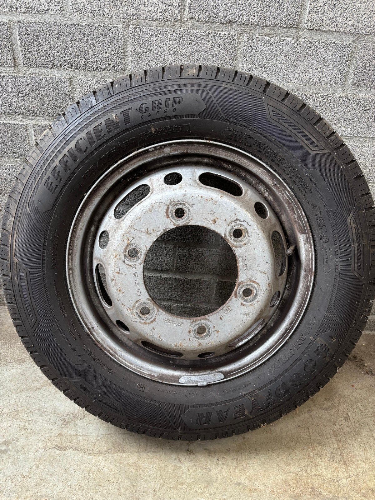 Mercedes Sprinter reservewiel met Goodyear band 195/75R16C, Ophalen, Nieuw