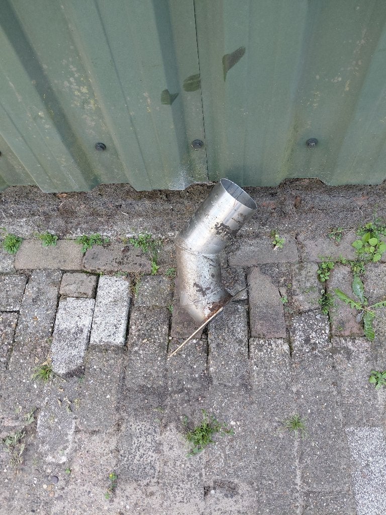 rvs ontluchter, Ophalen, Gebruikt