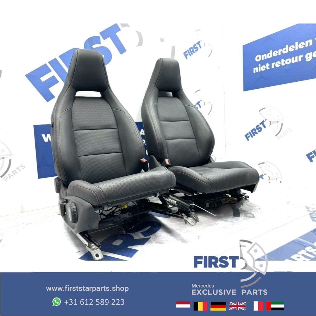 W176 AMG Interieur rode stik Mercedes A Klasse 2012-2018 lee, Gebruikt, -, Verzenden, -
