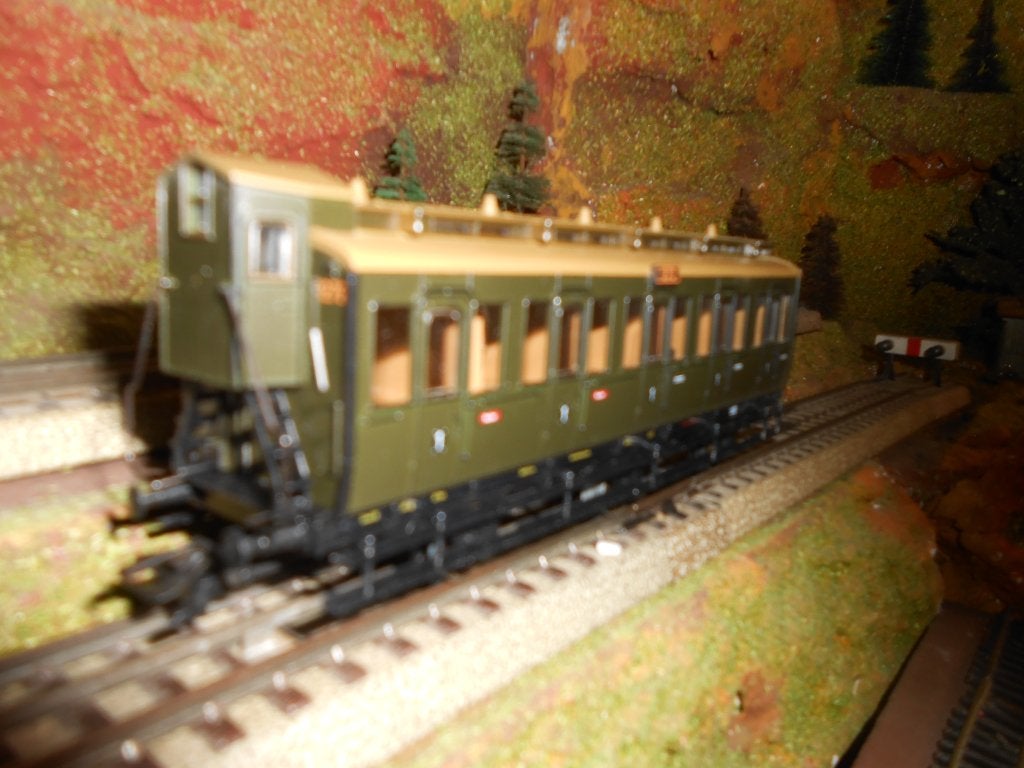 Märklin 4206, 1e klasse coupe rijtuig Pruissen K.P.E.V., Wisselstroom, Ophalen of Verzenden, Märklin, Nieuw