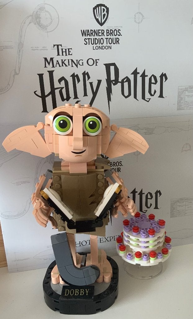 Harry Potter Dobby lego 76421, Ophalen, Zo goed als nieuw, Beeldje of Buste