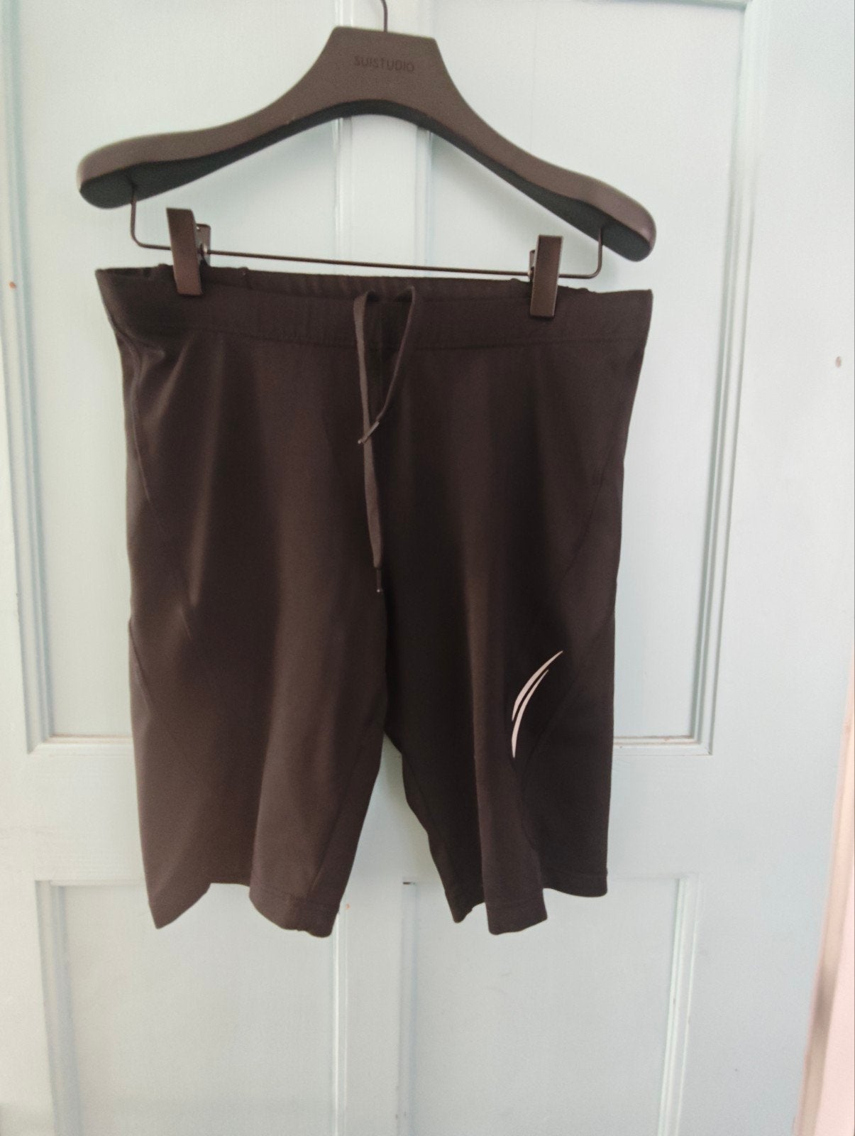 INQ zwart sportbroekje hardlopen stretch 38-40 (M), Maat 38/40 (M), INQ, Zwart, Overige typen